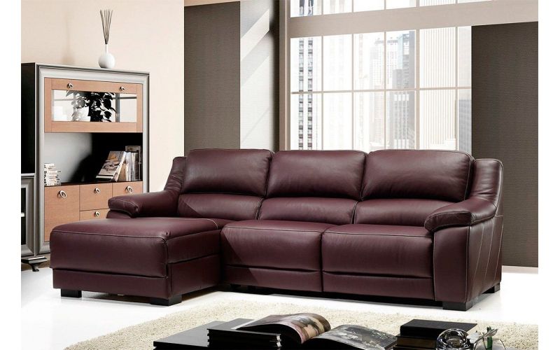 SOFA CHAISELONGUE PIEL RELAX MOTOR MODELO BAKARI