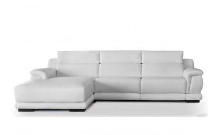 Chaise Longue Piel Vaca Natural Relax Eléctrico Modelo WISCONSIN